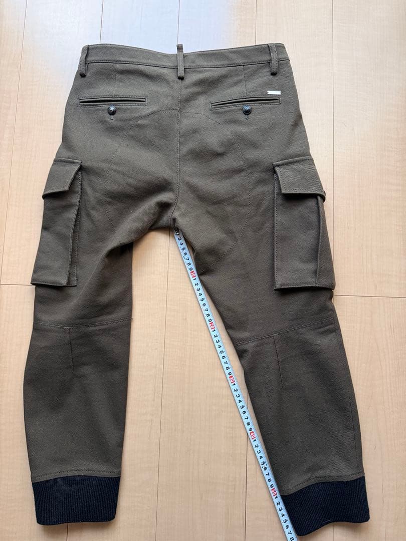 DSQUARED2 ✨ 44 ダークオリーブ　カーゴパンツ