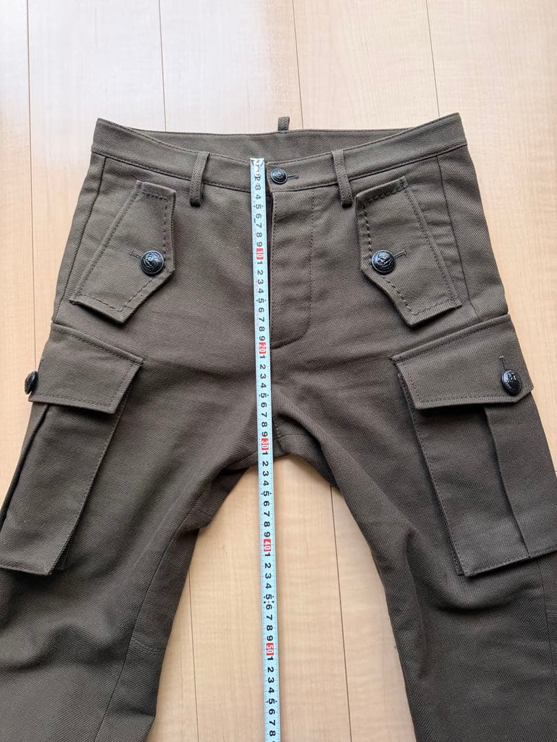 DSQUARED2 ✨ 44 ダークオリーブ　カーゴパンツ
