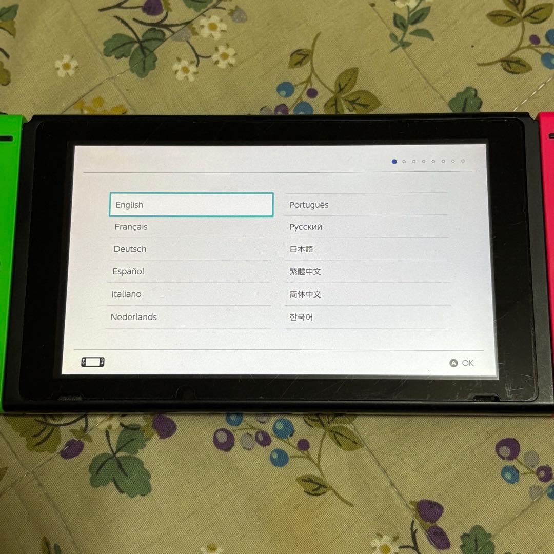 Switch 本体 スプラトゥーン2セット仕様 ジャンク品