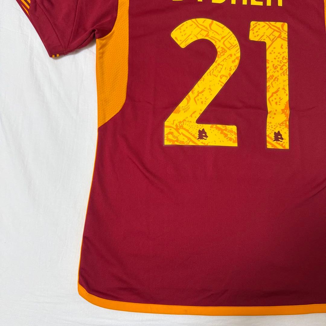 【新品未使用】ディバラ #21 ASローマ 23-24 ホームユニフォーム M