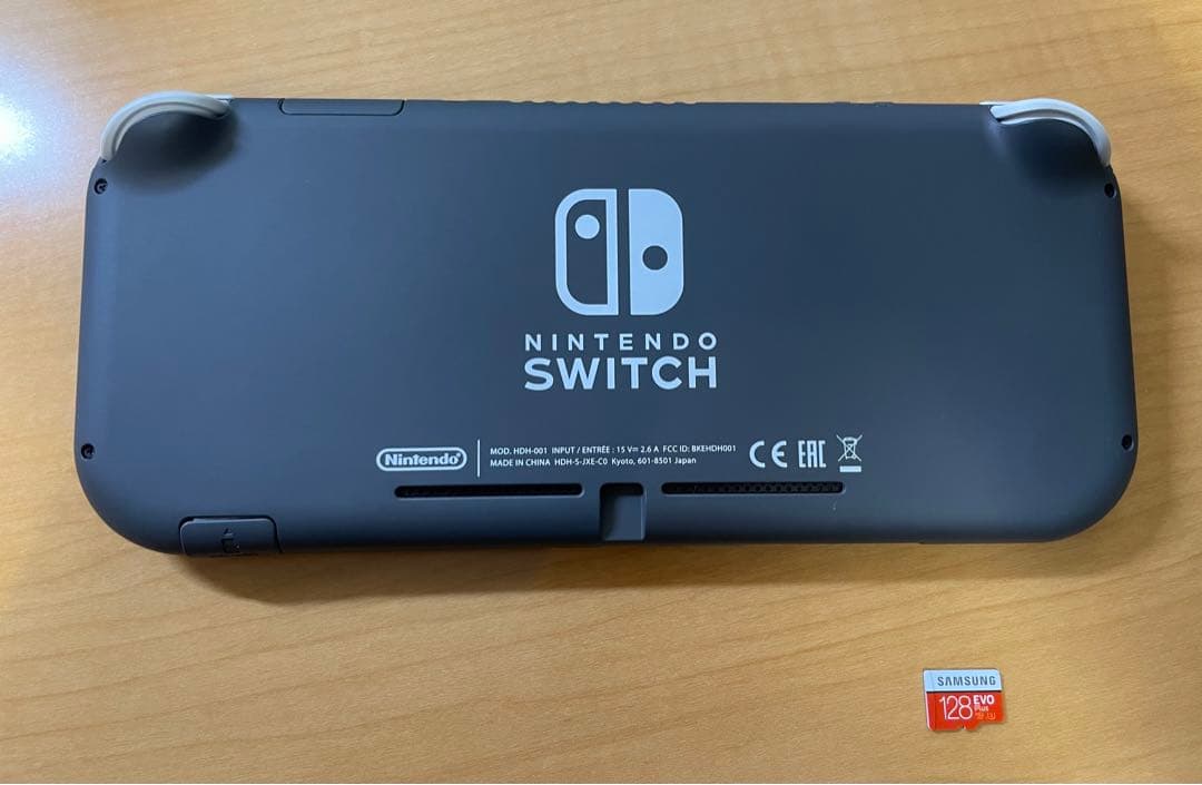 Switch Lite グレー / スイッチライト 本体・SDカード・ケース付き