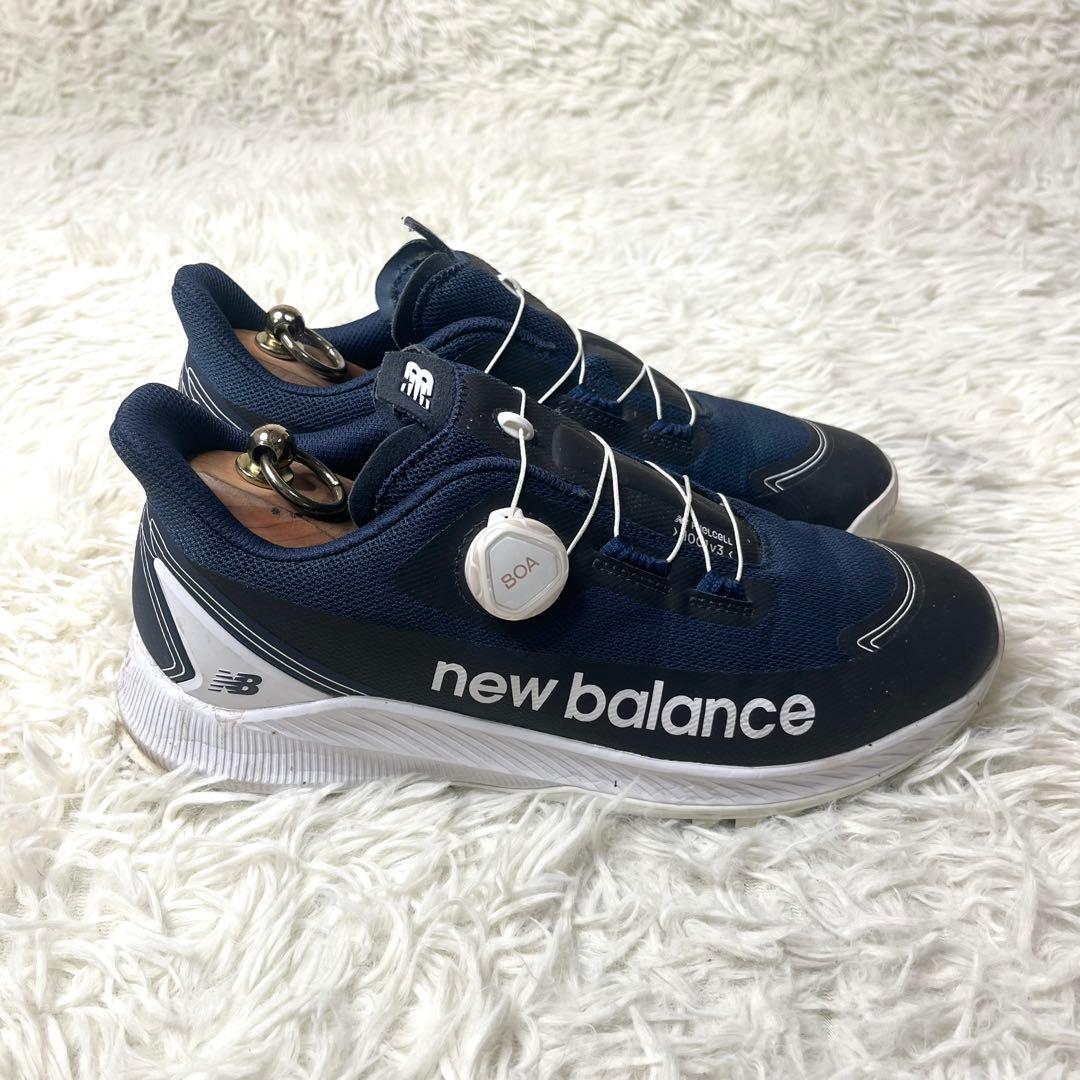 【極美品】 ニューバランス スパイクレス ゴルフシューズ BOA 26.5cm