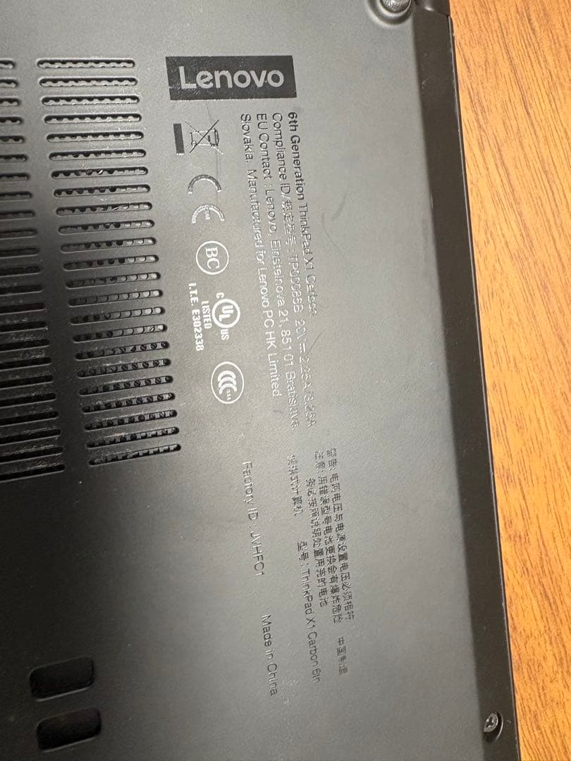 Windowsノート本体 ThinkPad X1 Carbon gen8 corei5 16GB