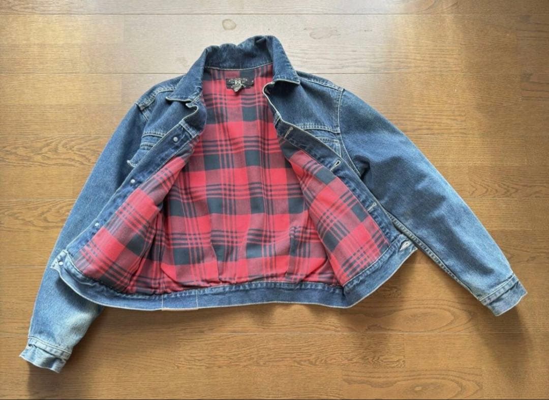 3スター RRLダブルアールエル デニムジャケット USA-S米国製/2nd