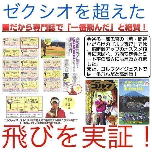 ★雑誌テストで一番飛んだ！★ワークスゴルフハイパーブレードΓ USTマミヤ仕様
