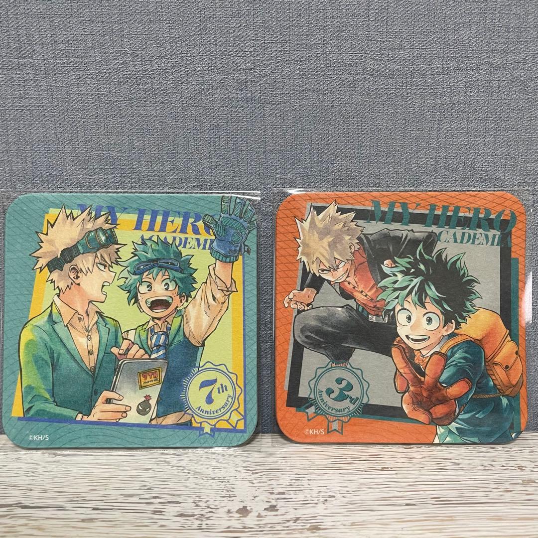 僕のヒーローアカデミア アートコースター rivals 緑谷出久 爆豪勝己