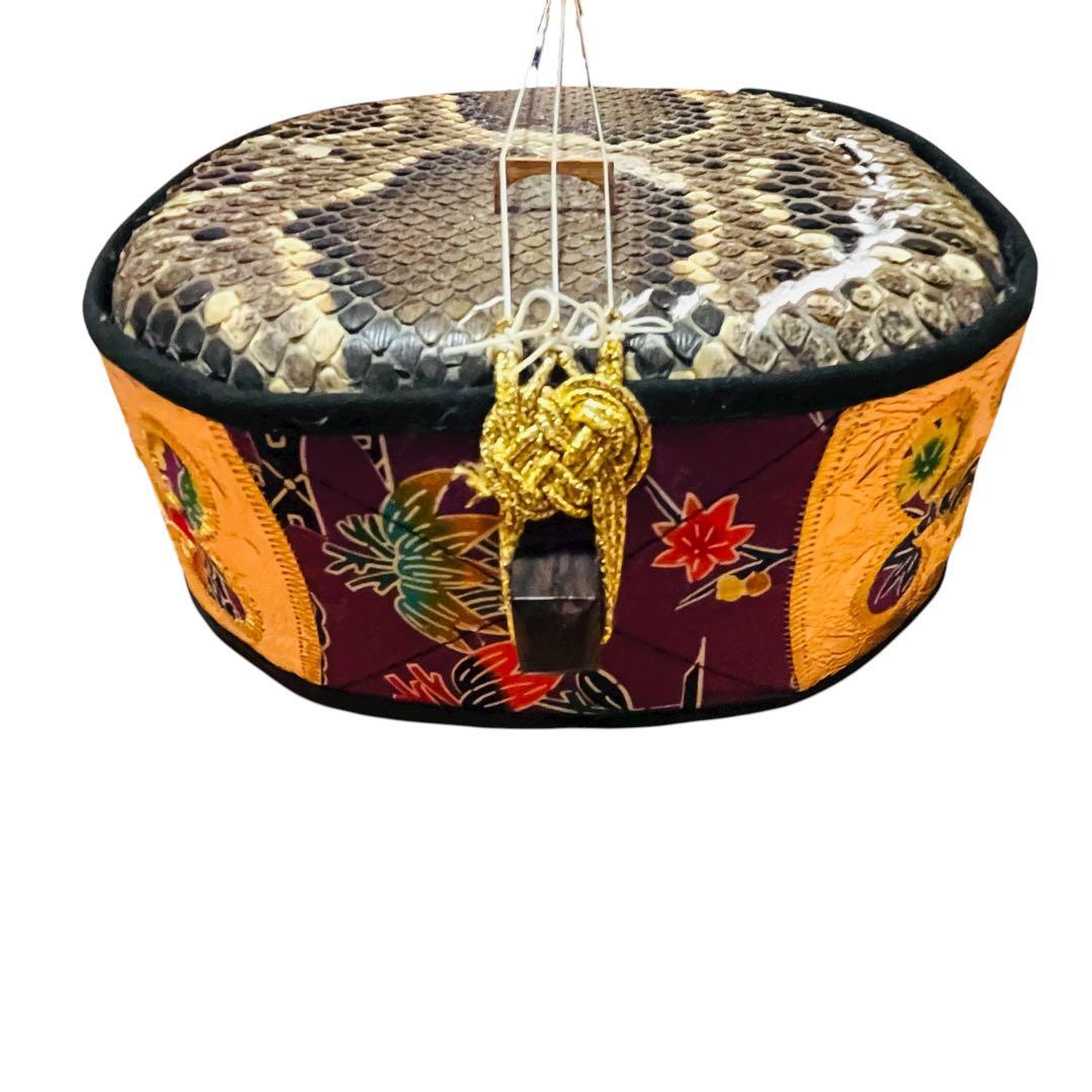 ジャンク 三線 本蛇皮 ソフトケース付き 破れあり 沖縄 修理・部品取り