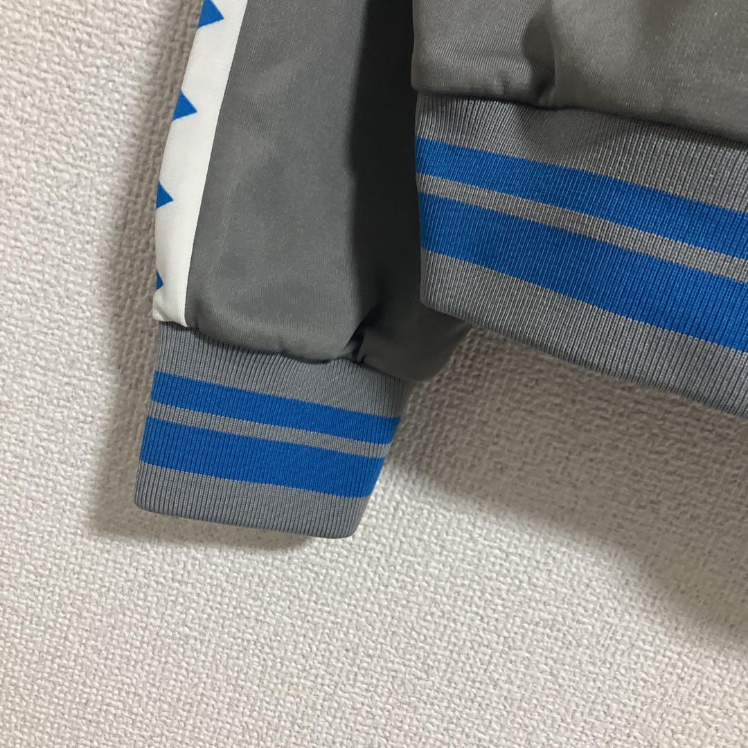 【セットアップ】arena アリーナ　刺繍　デサント製　ジャージ上下　グレー　L