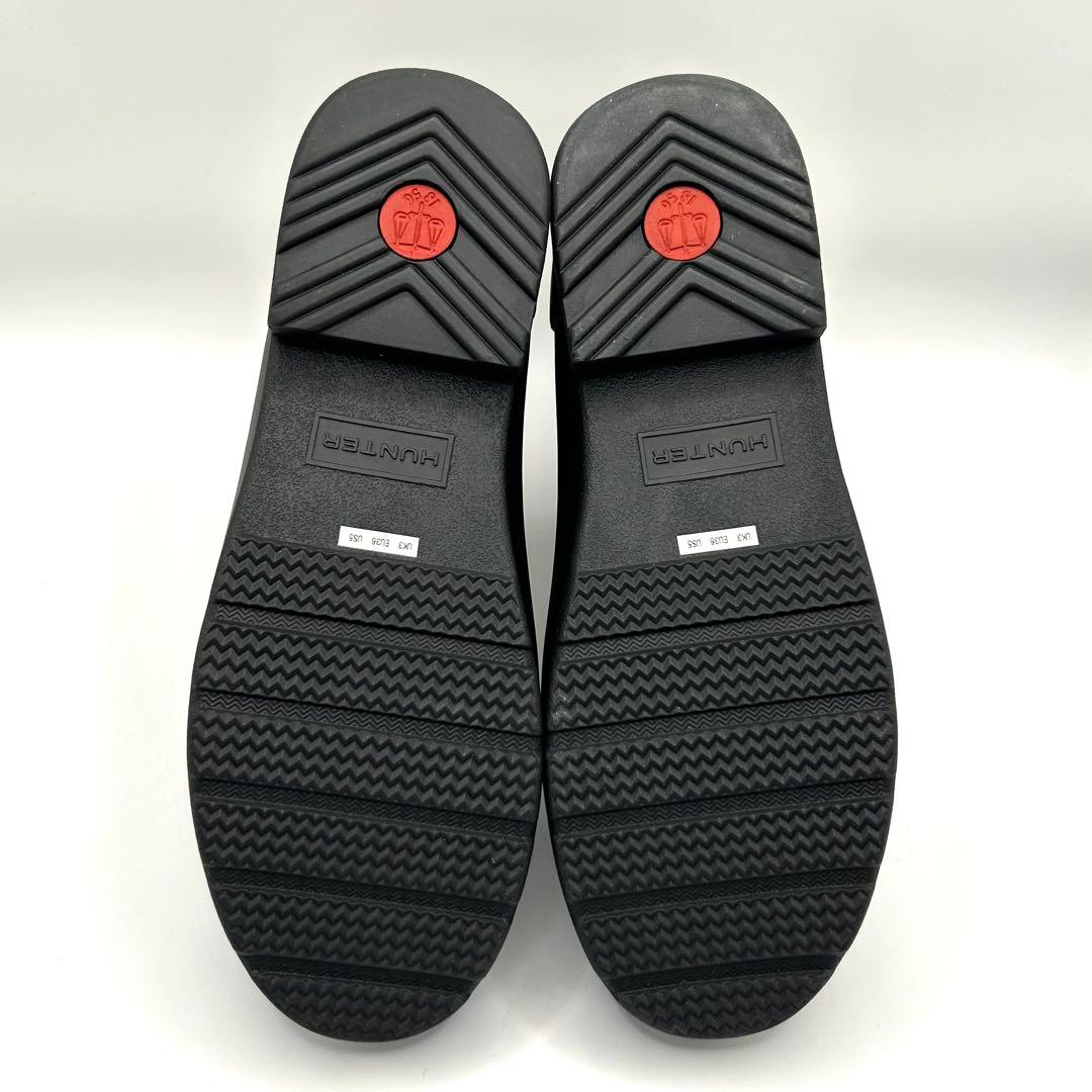 新品未使用品✨ HUNTER 【22㎝】 レインブーツ サイドゴア ショート 黒