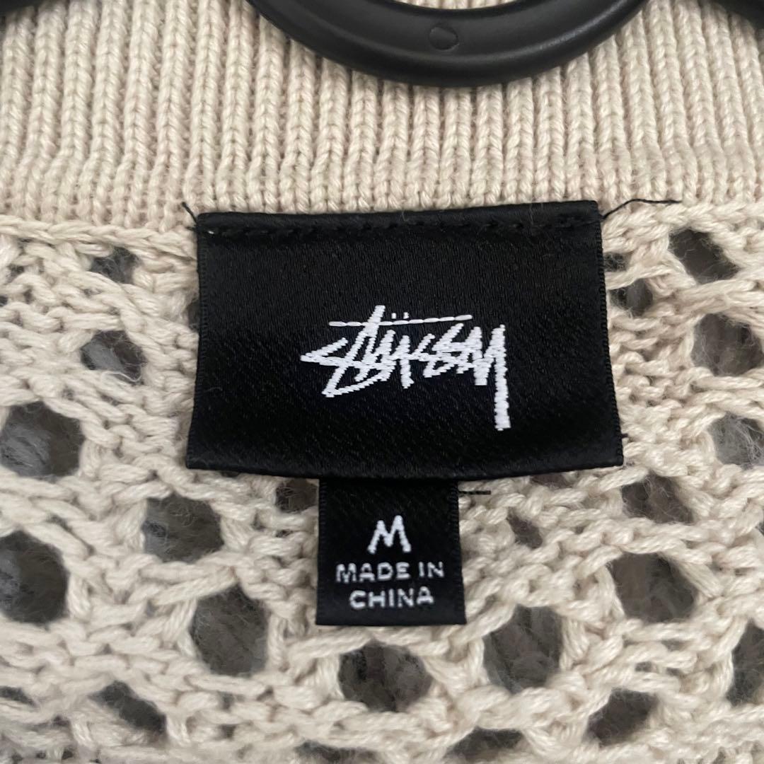 stussy crochet shirt 2022ss 即完品 完全正規