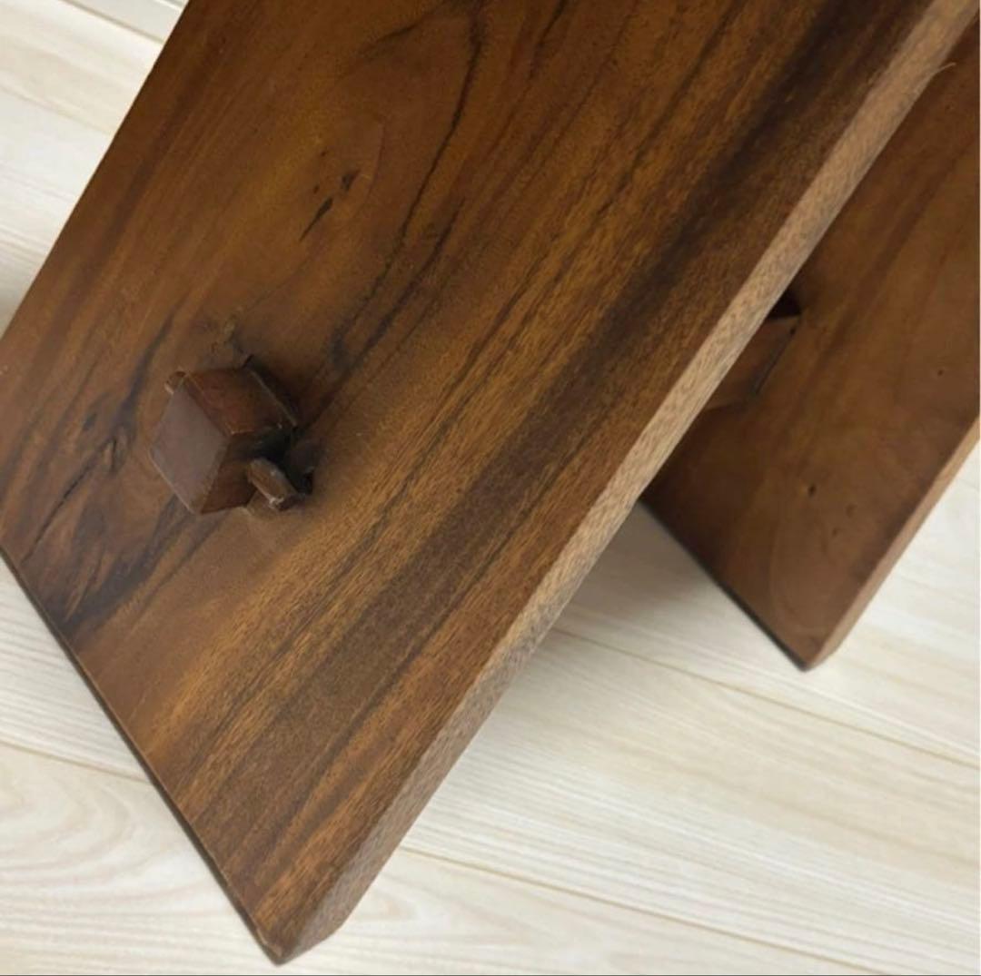 ★★ZARA ★★ 曲線的座面木製スツール　1脚