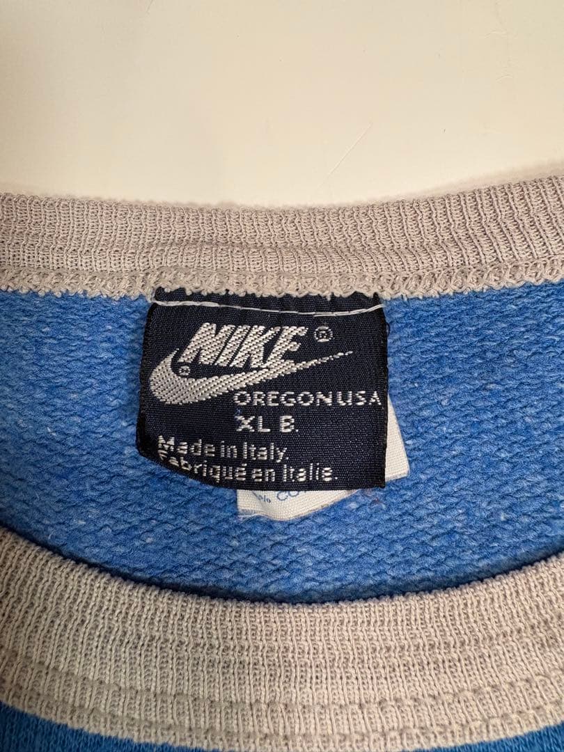 VINTAGE】イタリア製 紺タグ 80s NIKEスウェット