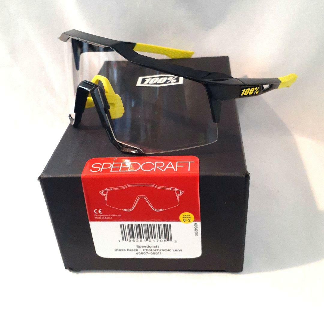 100% Speedcraft 調光レンズ ワンハンドレッド サングラス