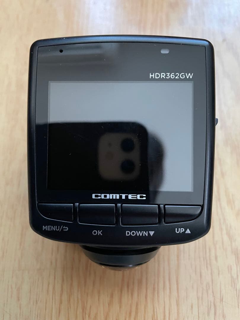 COMTEC HDR362GW ドライブレコーダー 2カメラ 360度全周囲