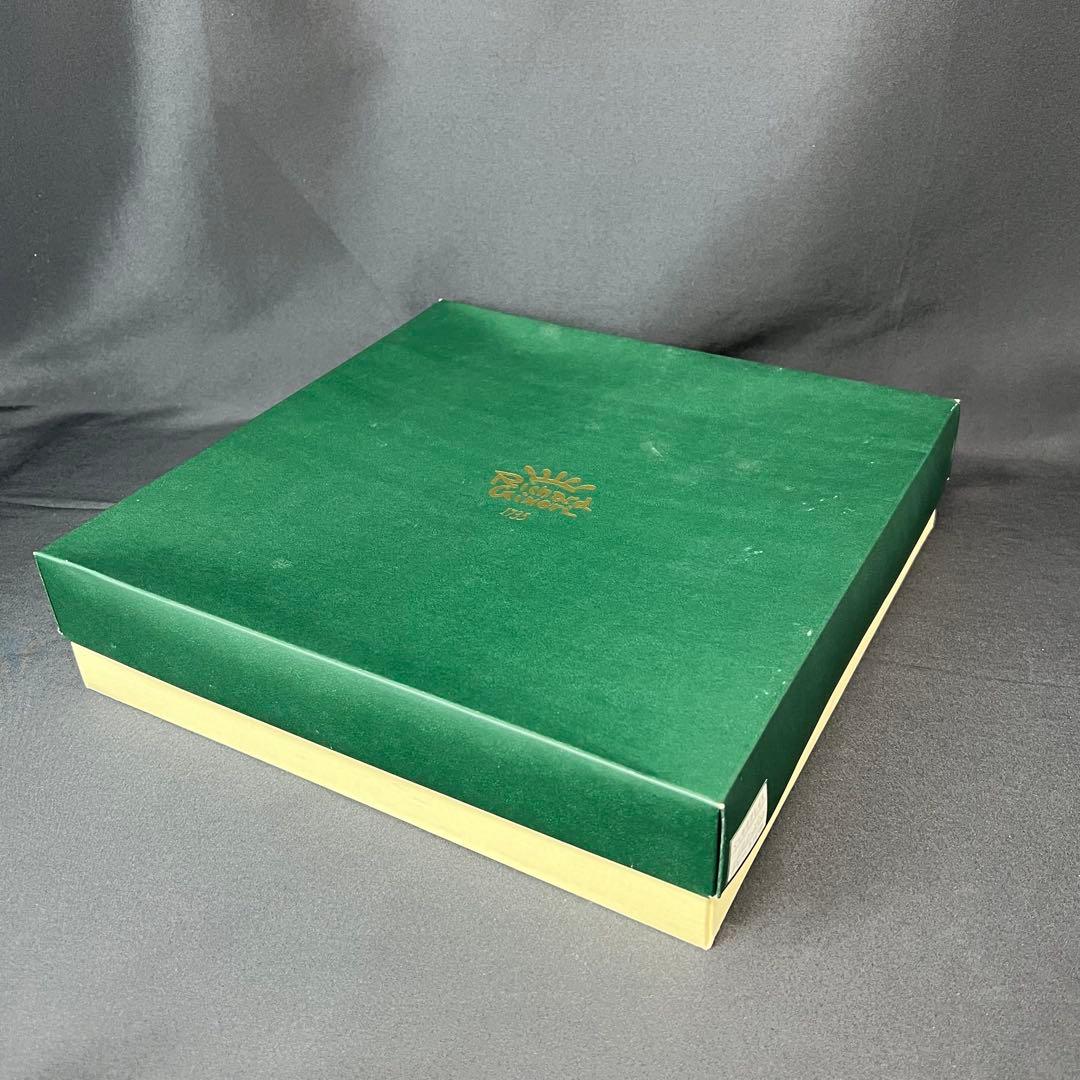 リチャードジノリ　ベッキオグレース　24.5cm　プレート　ペア　廃盤　金彩