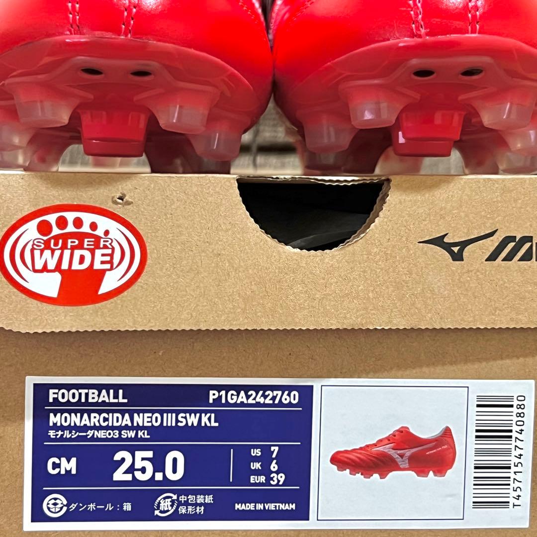 【早い者勝ち】MIZUNO モナルシーダNEOIII SW KL《25.0cm》