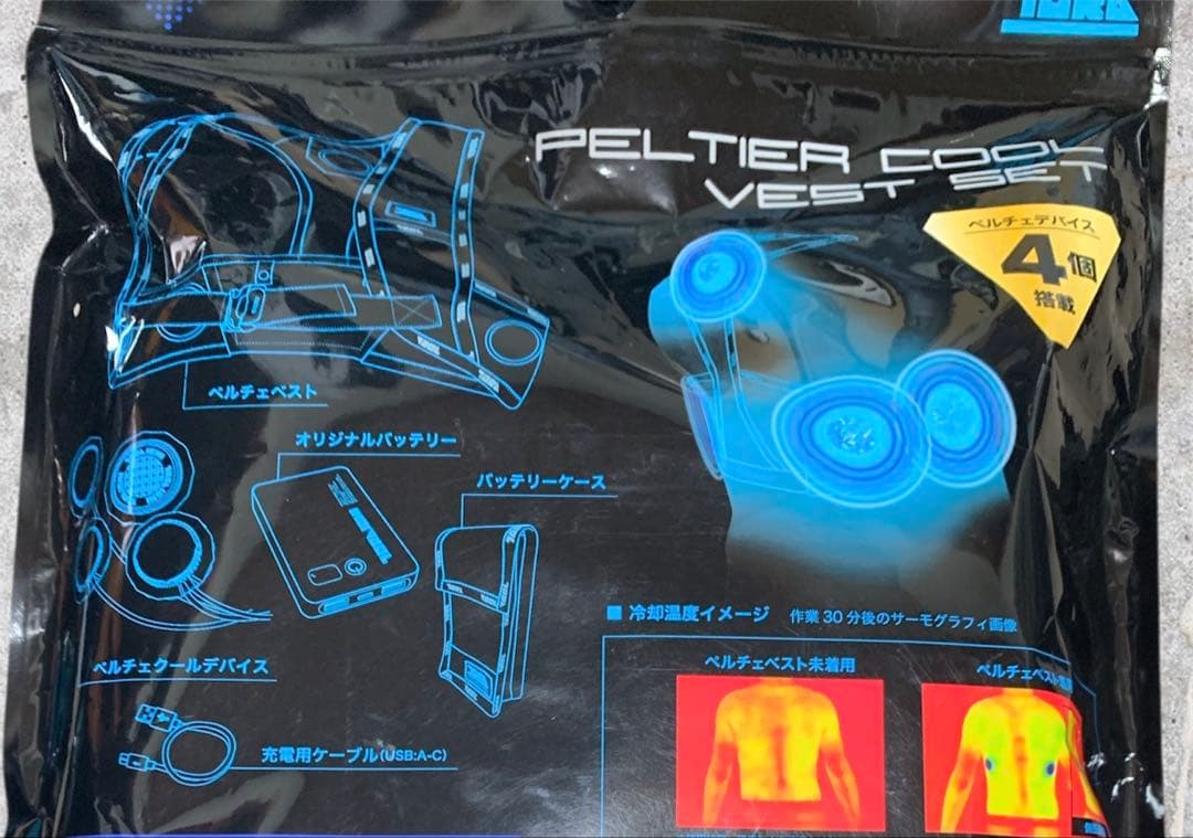 【新品・未使用】　寅壱　ペルチェベストセット　0215−000　S-L
