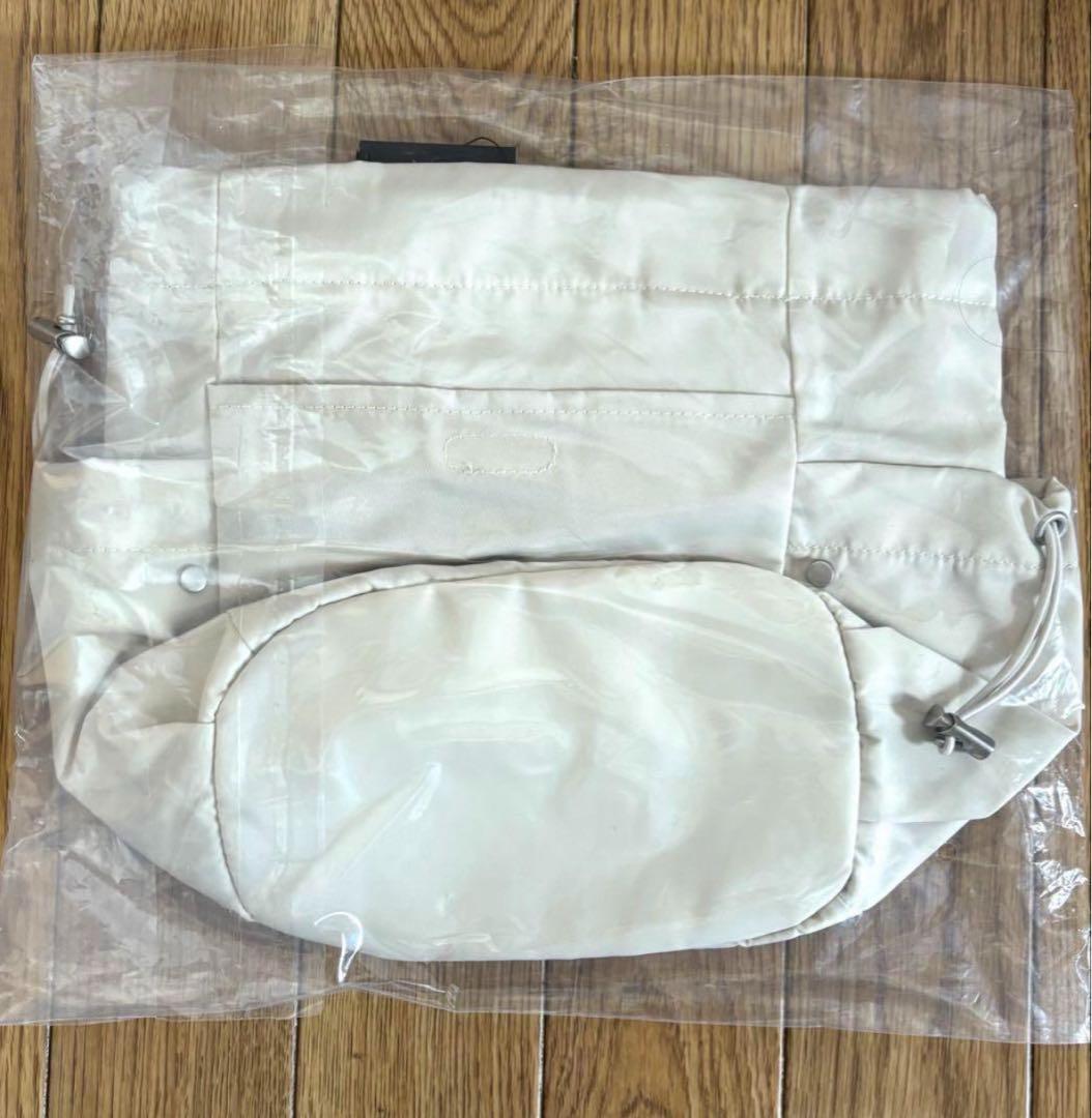 ホワイトレーベル　ノースフェイス　 『ボニーバケットバッグミニ』人気色　クリーム