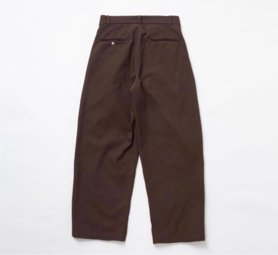TTT MSW 2tuck chino pants (brown) Mサイズ
