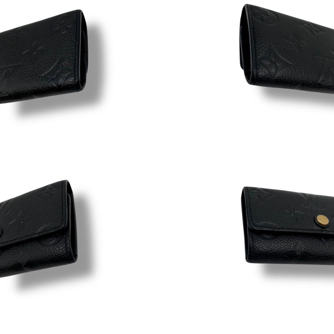 美品✨ルイヴィトン アンプラント ミュルティクレ 6連キーケース ノワール 黒