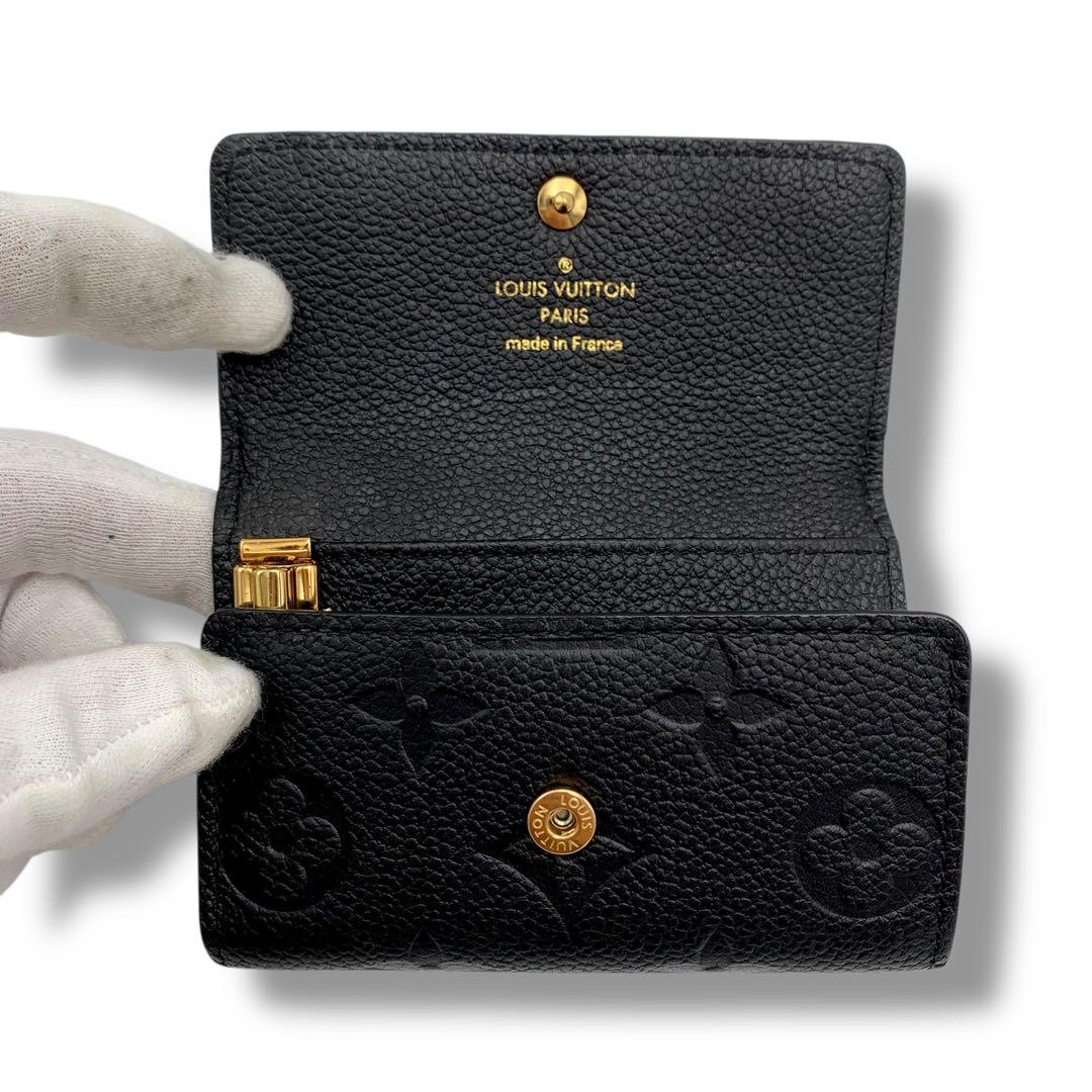 美品✨ルイヴィトン アンプラント ミュルティクレ 6連キーケース ノワール 黒