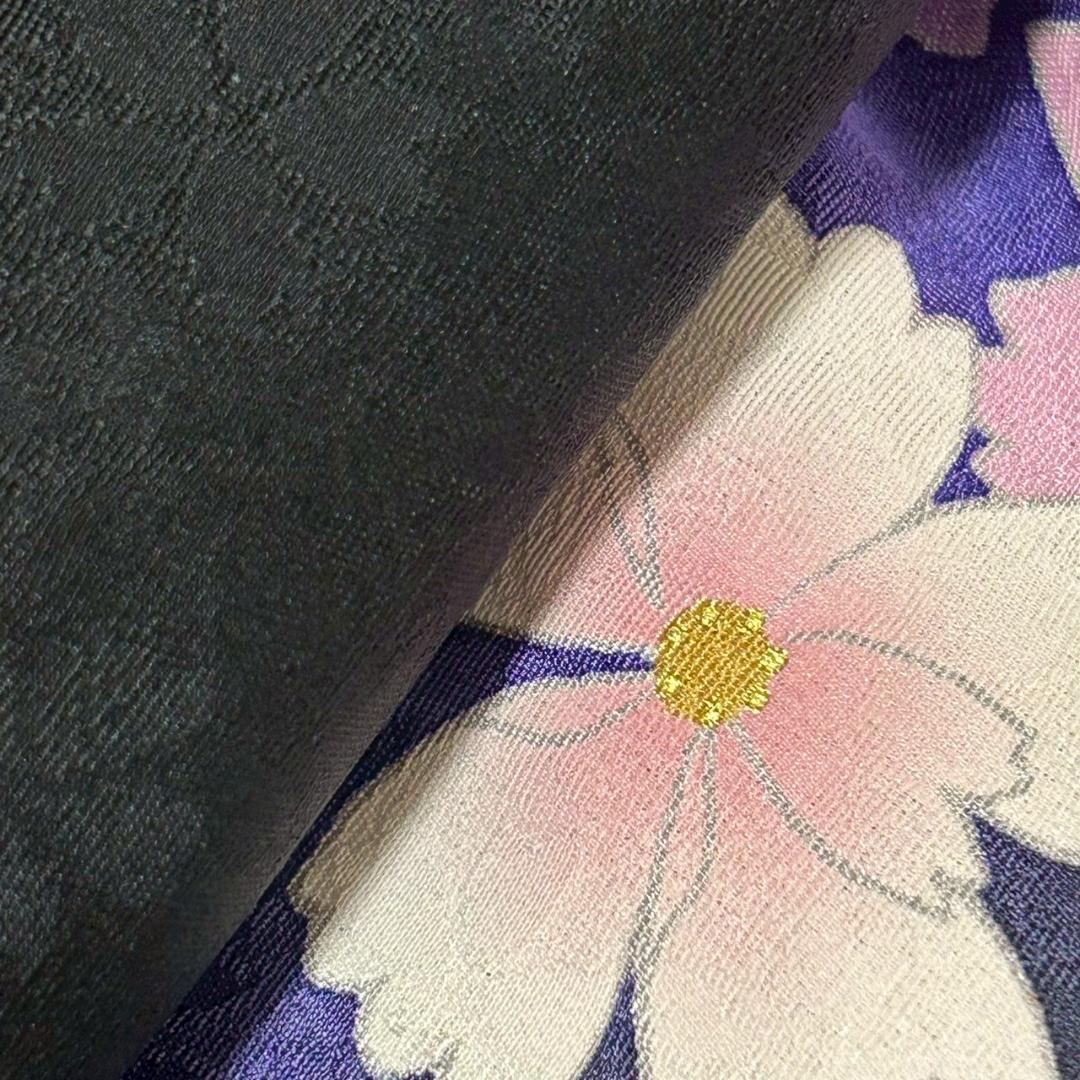 KP1764 振袖 身丈174cm 正絹 着物 成人式 トールサイズ