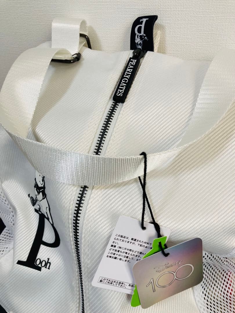 新品 パーリーゲイツ プーさんシューズケース 白 PEARLY GATES