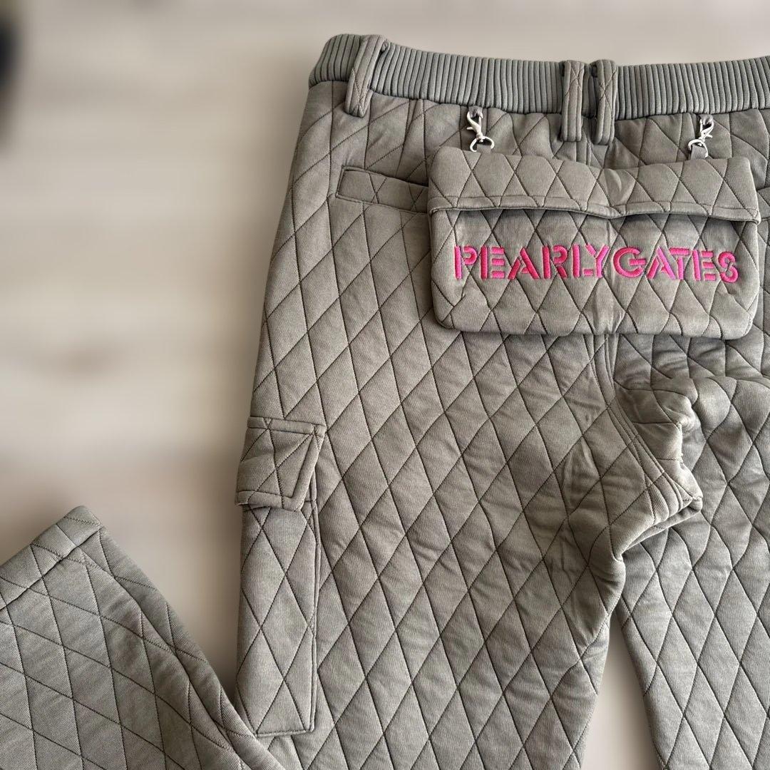 新品未使用！PEARLY GATES キルティングゴルフパンツ カーキ