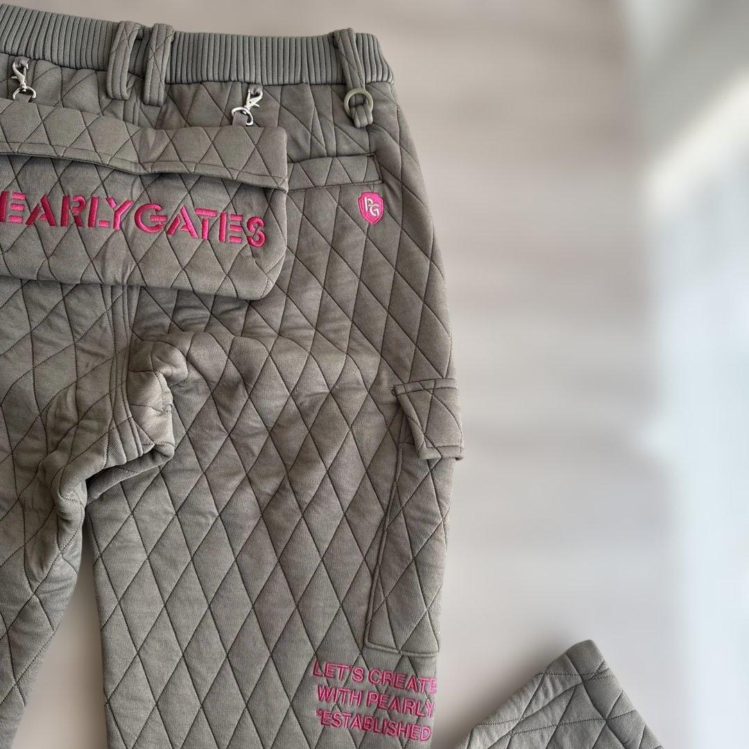 新品未使用！PEARLY GATES キルティングゴルフパンツ カーキ