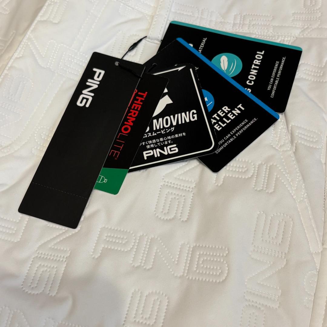 新品　PING APPAREL　ピン　ゴルフ　中綿パンツ　保温　暖パン　防寒防風