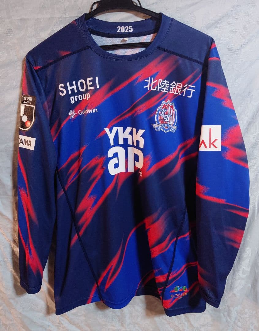 2025 カターレ富山 ホーム 長袖 ユニフォーム オーセ オーセンティック