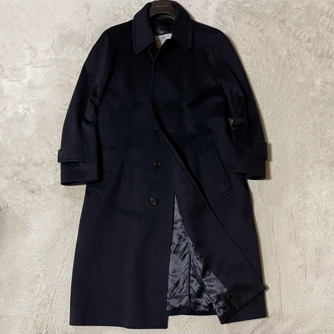 専用英国製 アクアスキュータム ピュアカシミヤ100% ステンカラー 36 美品