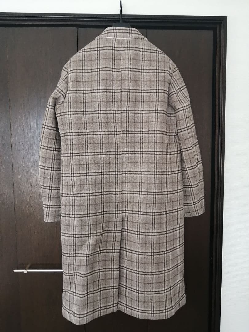 未使用　T-JACKET　ヴァージンウールカシミア　イタリア製チェスターコート