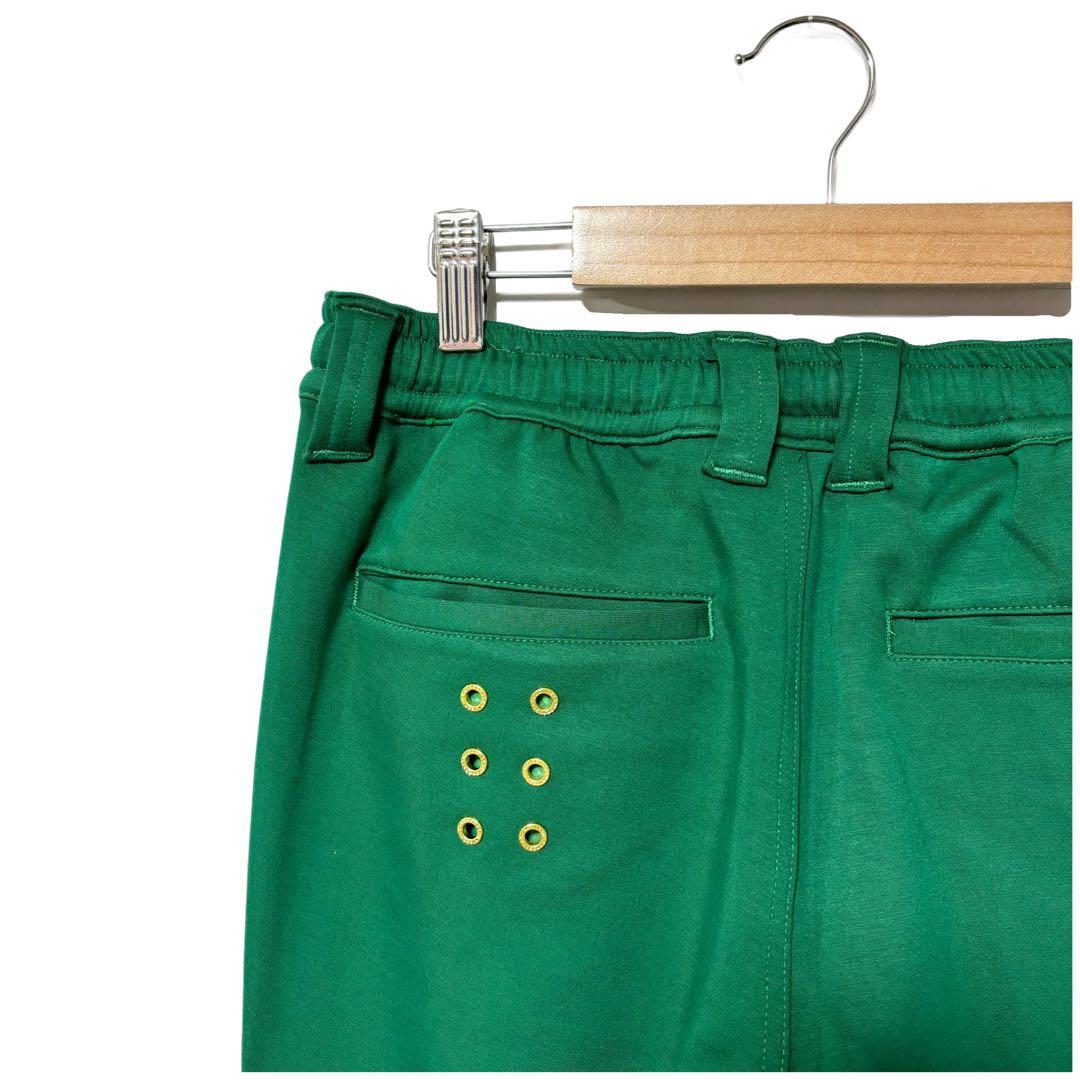 ラッセルノ ゴルフ キャディーバッグ ジャージ スキニーパンツ グリーン M