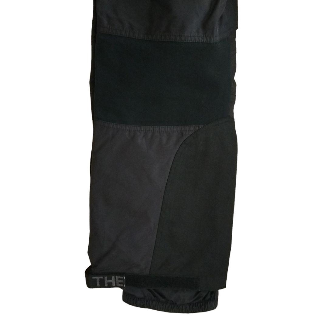 【キズ有 高機能】US ノースフェイス スノーボード パンツ フルジップ 黒 S