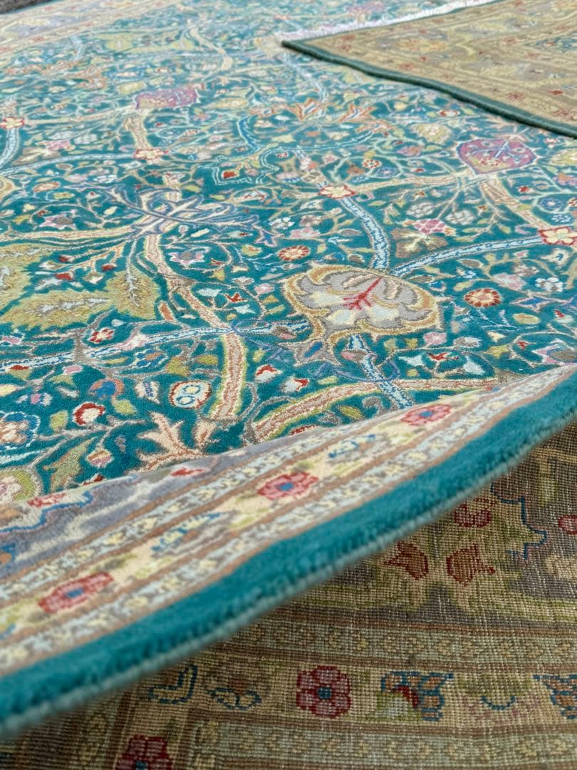 ペルシャ 絨毯 手織り タブリーズ 絨毯