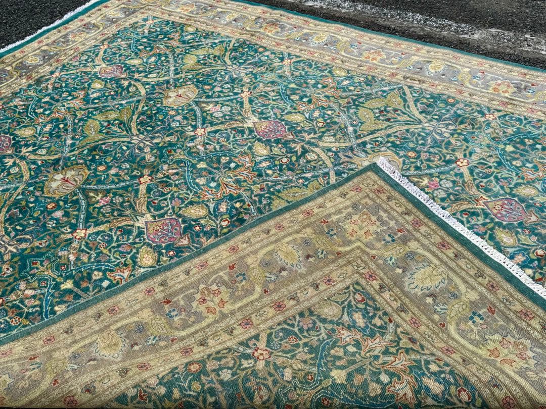 ペルシャ 絨毯 手織り タブリーズ 絨毯