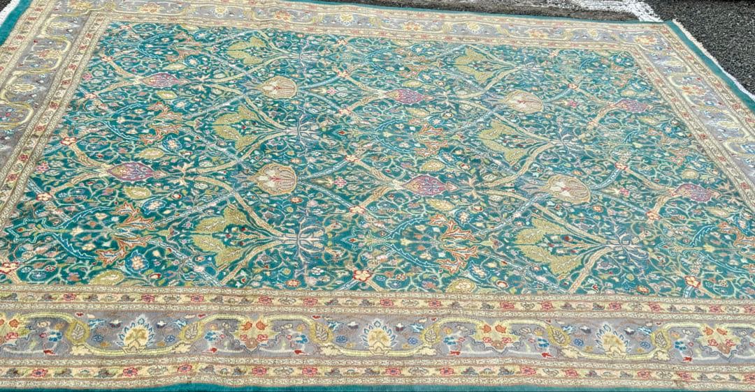 ペルシャ 絨毯 手織り タブリーズ 絨毯