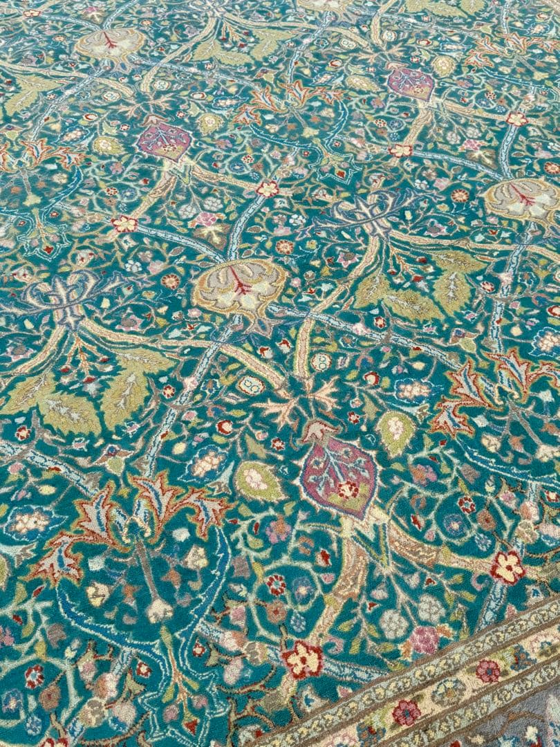 ペルシャ 絨毯 手織り タブリーズ 絨毯