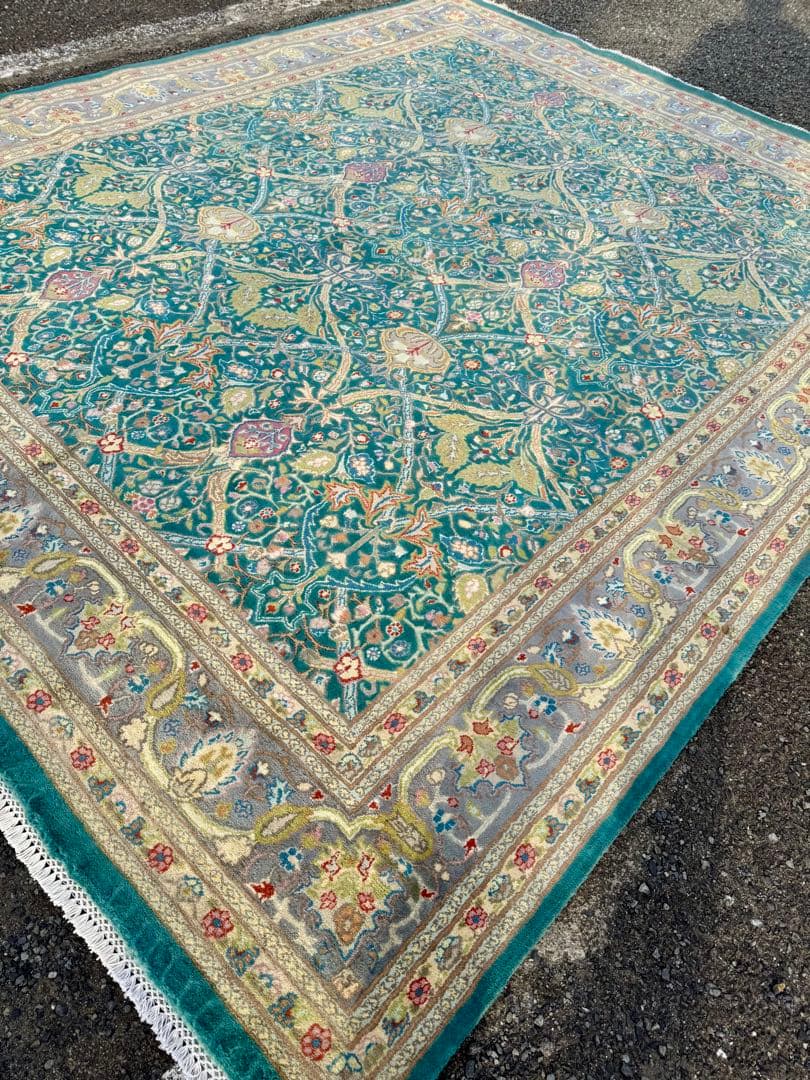 ペルシャ 絨毯 手織り タブリーズ 絨毯