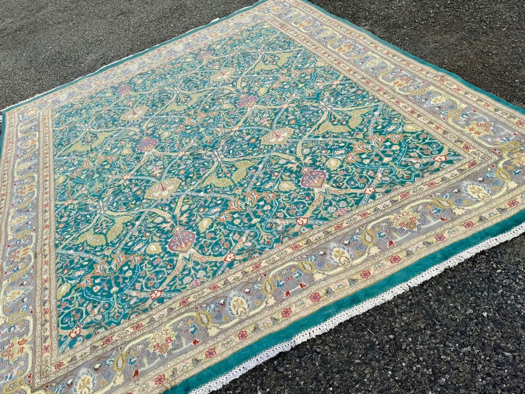 ペルシャ 絨毯 手織り タブリーズ 絨毯