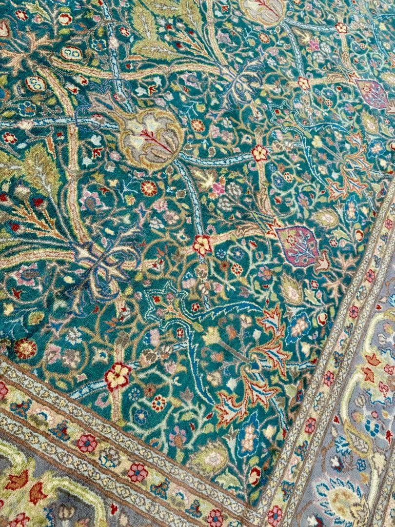 ペルシャ 絨毯 手織り タブリーズ 絨毯