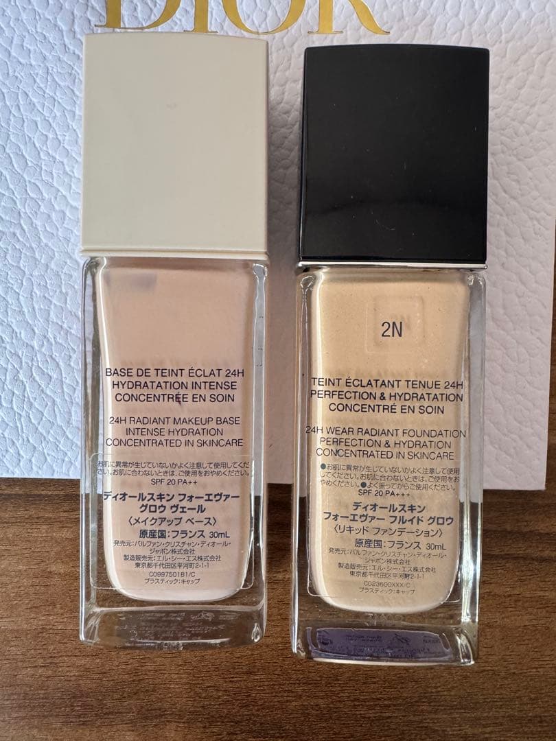 セット　Dior 下地♡リキッド　24時間持続する輝きと保湿効果