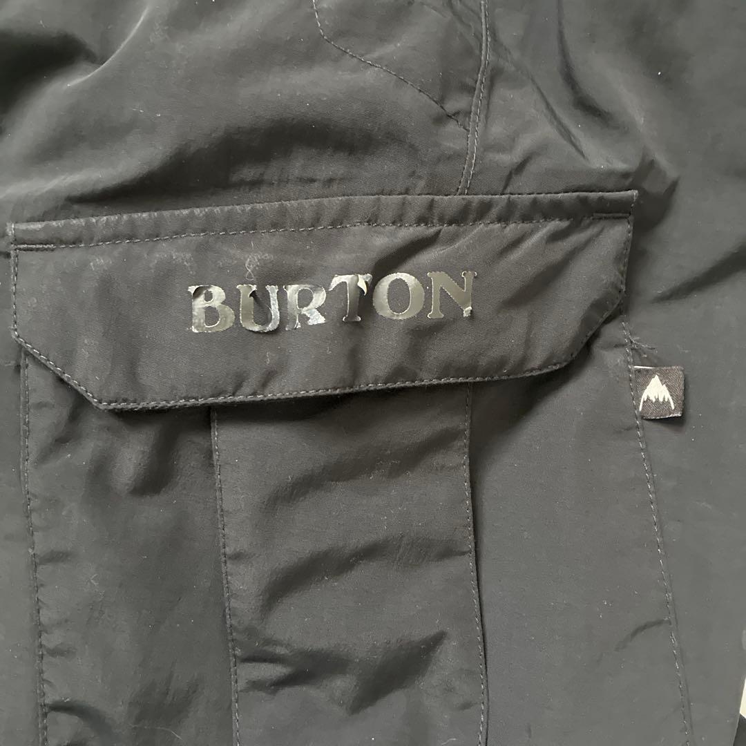 BURTON子ども用スノーボードウェア 上下セット宇宙柄黒　上S下M