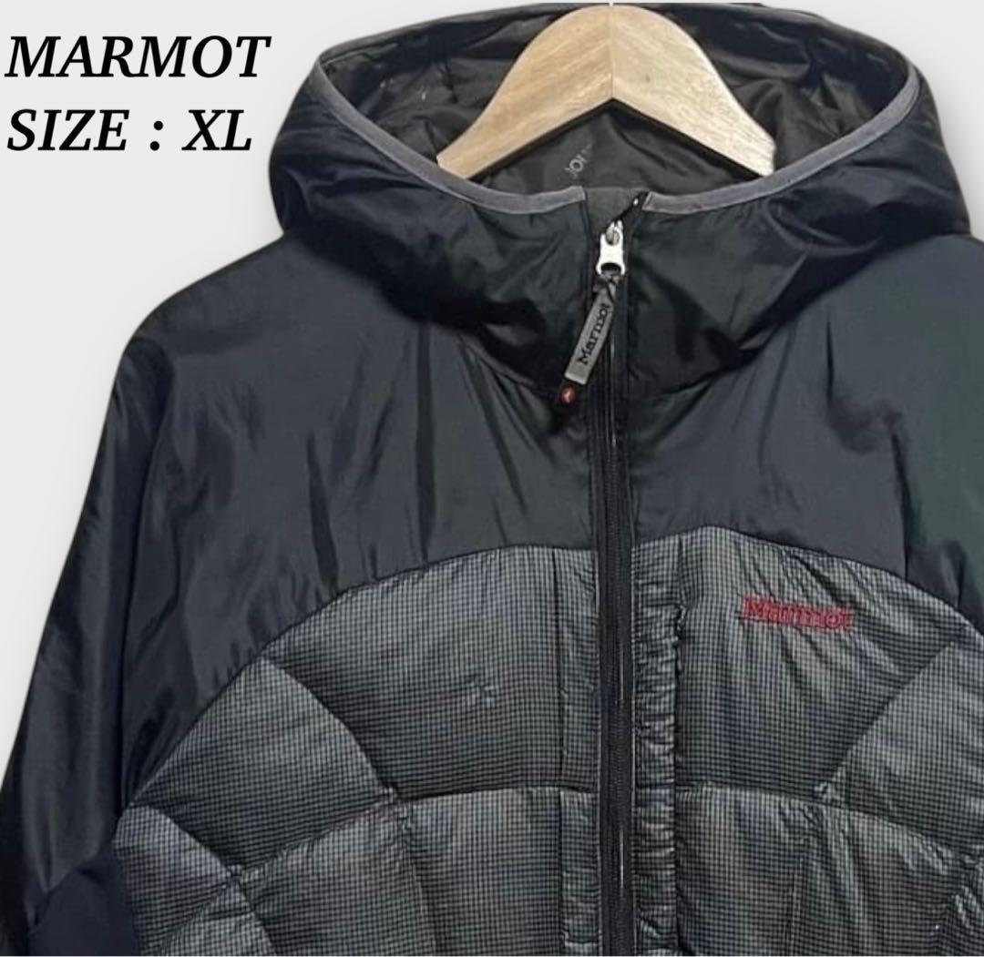 MARMOT 750FP ダウンジャケット アウトドア ブラック系