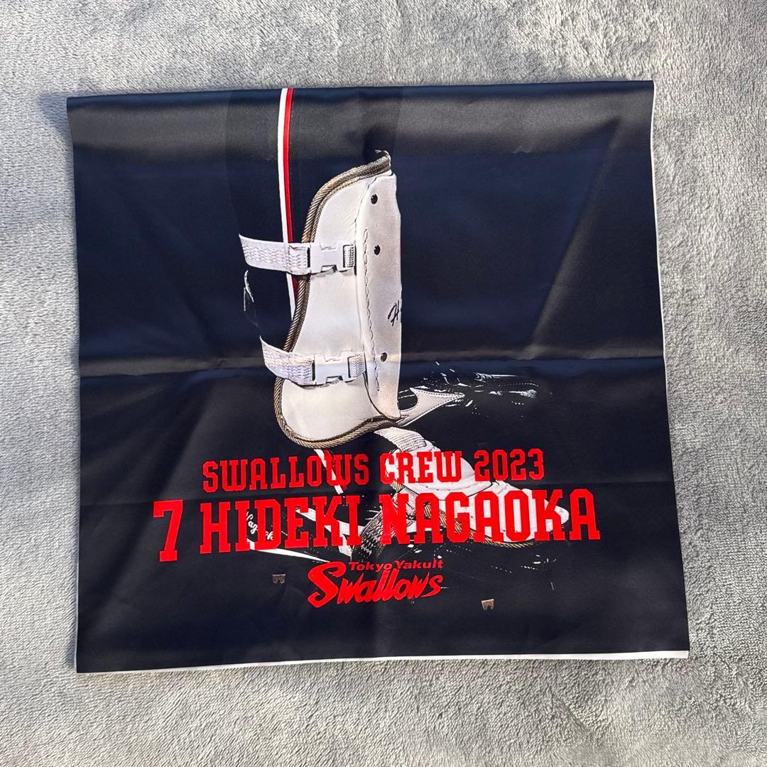 東京ヤクルトスワローズ　布ポスター　長岡秀樹