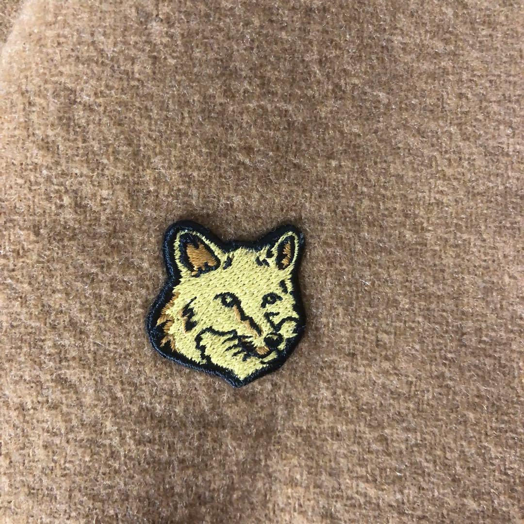 新品未使用 メゾンキツネ ストール フリンジ ヴァージンウール　ユニセックス