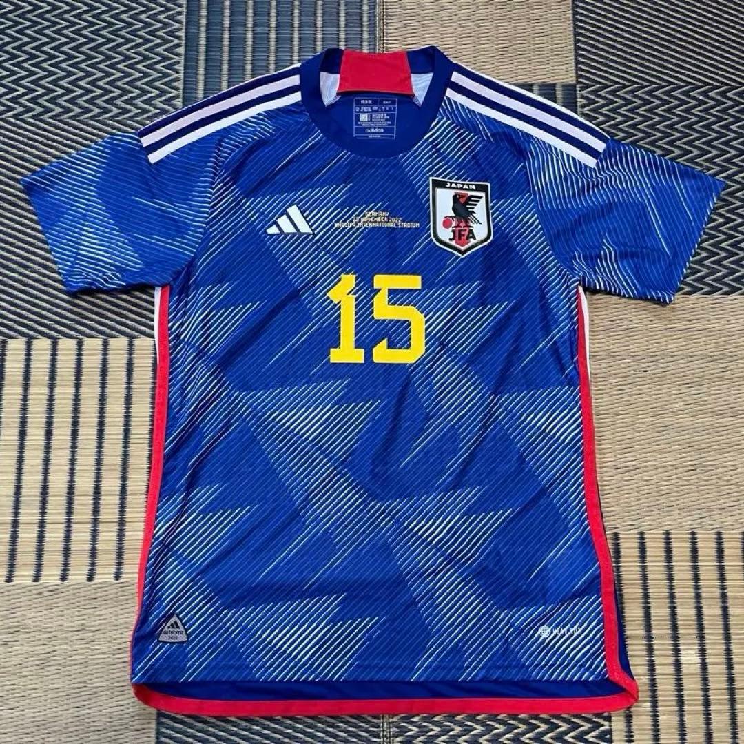 2022 日本代表ホームオーセンティックユニフォーム 15 鎌田大地 XL