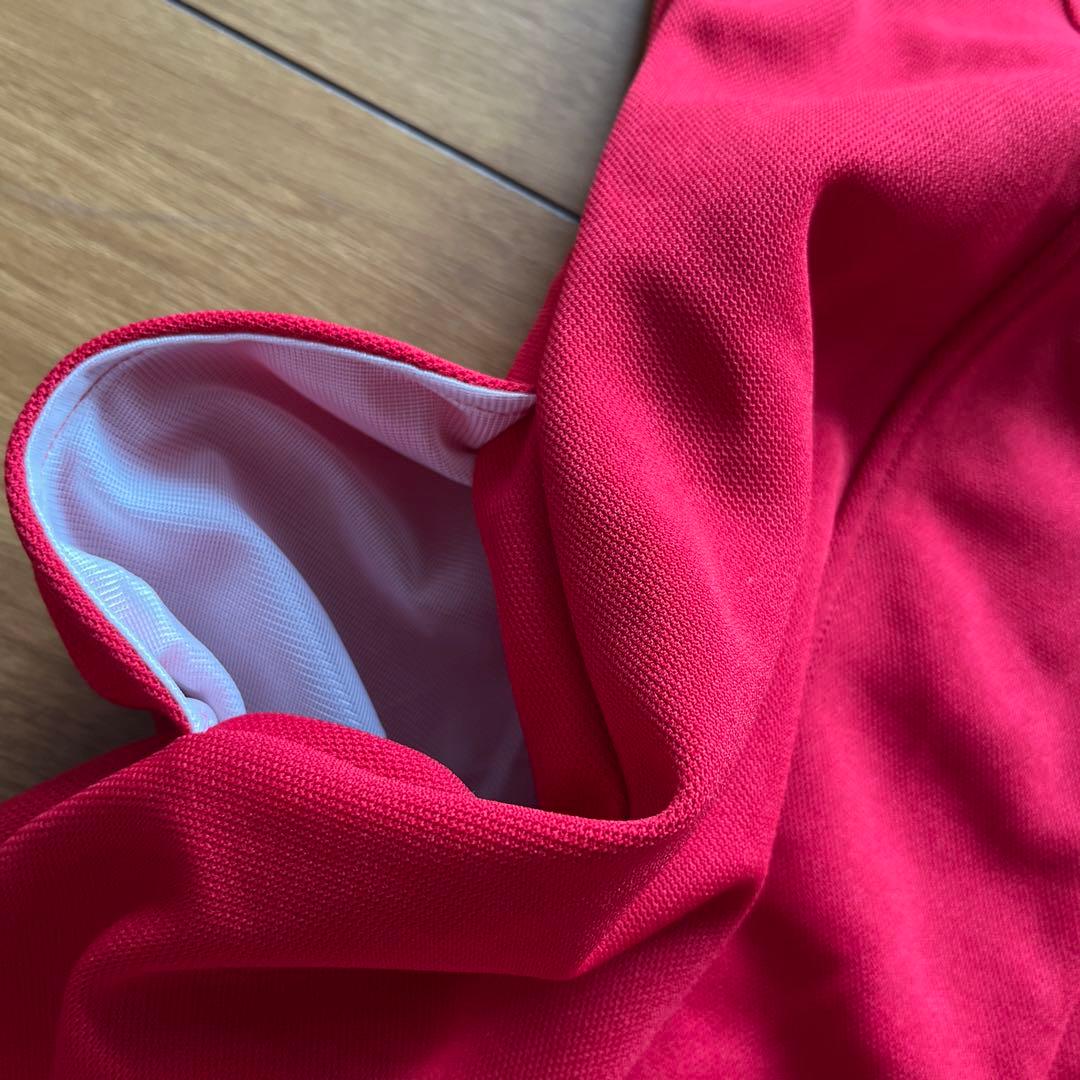 新品　タグ付　ミチコロンドン ゴルフウェア 半袖 ワンピース Sサイズ　赤