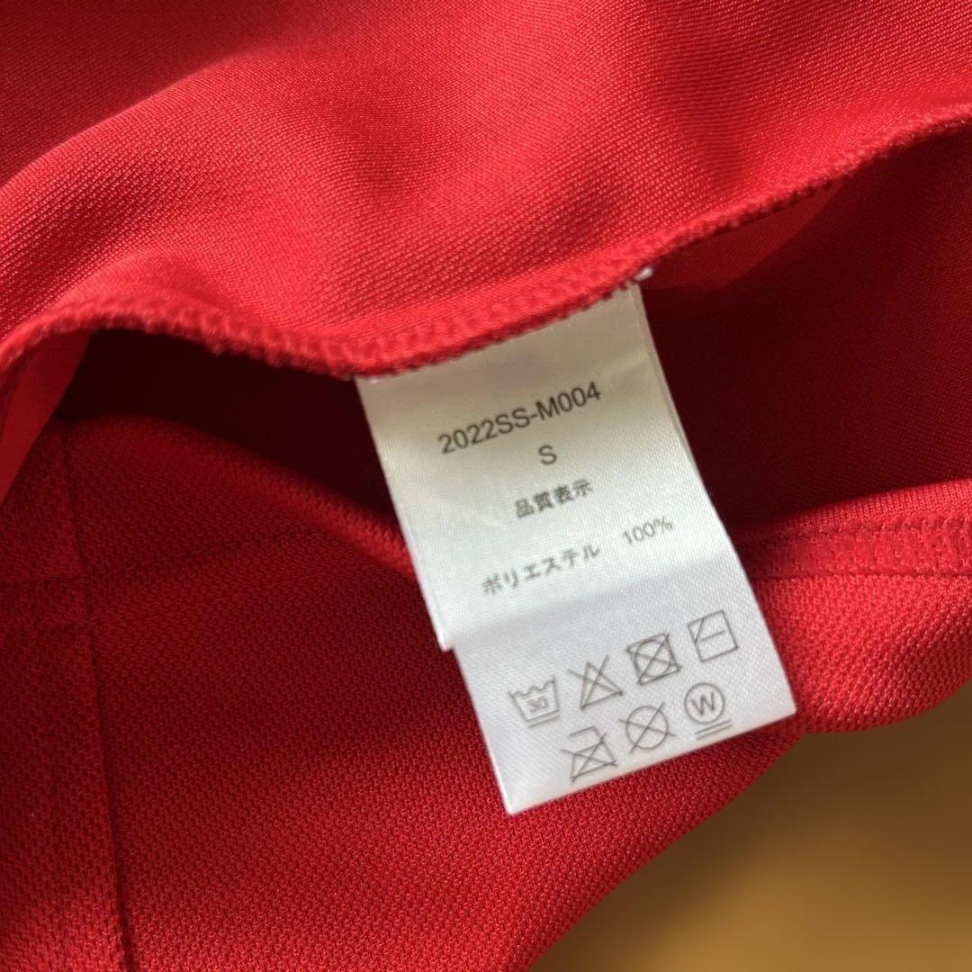 新品　タグ付　ミチコロンドン ゴルフウェア 半袖 ワンピース Sサイズ　赤